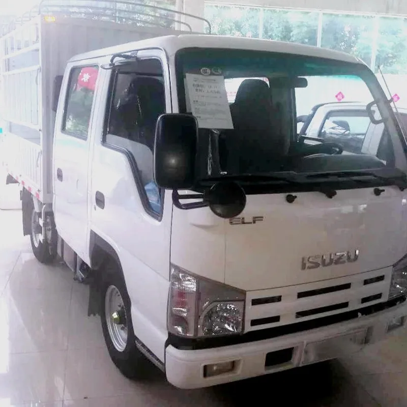 Двухрядный грузовой автомобиль с бортовой решетчатой платформой Qingling Isuzu 100P