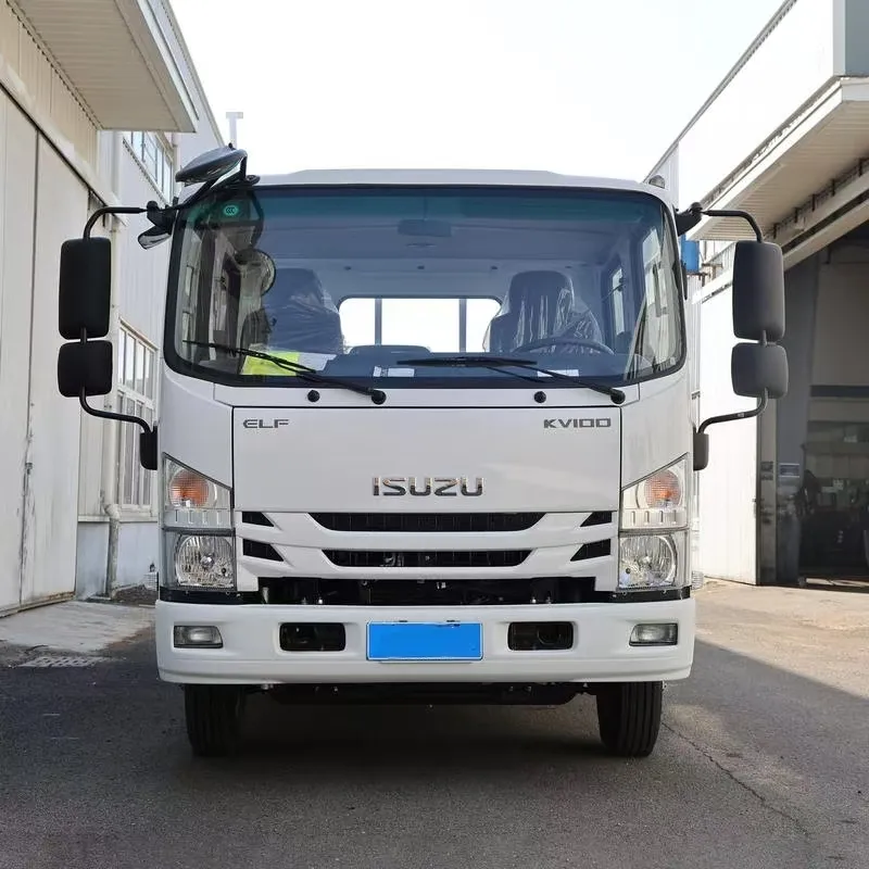 Двухрядный грузовой автомобиль с бортовыми панелями Qingling Isuzu KV100