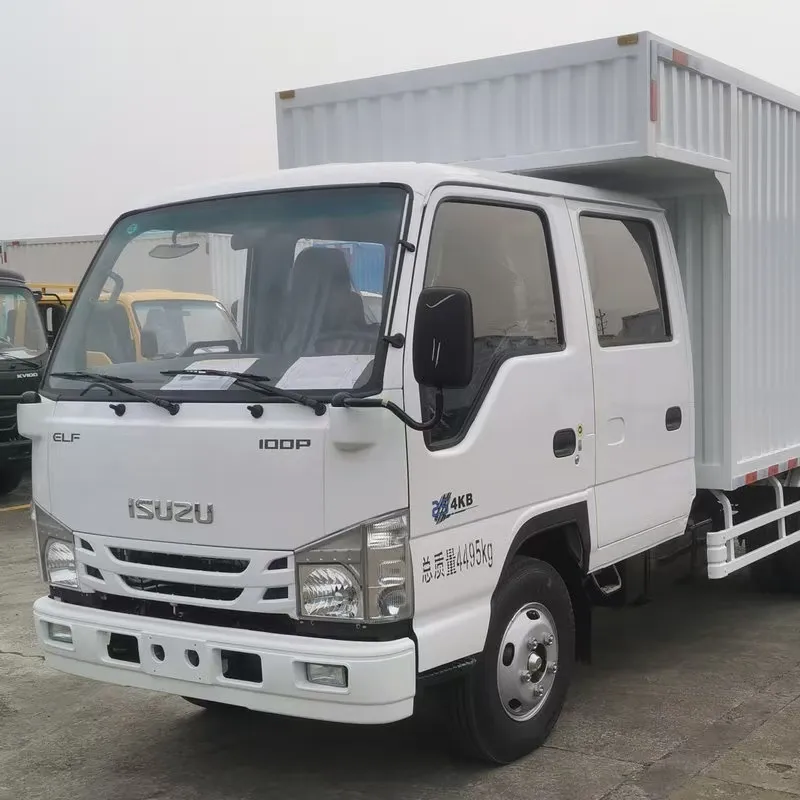Двухрядный грузовой автомобиль с фургонной надстройкой Qingling Isuzu 100P