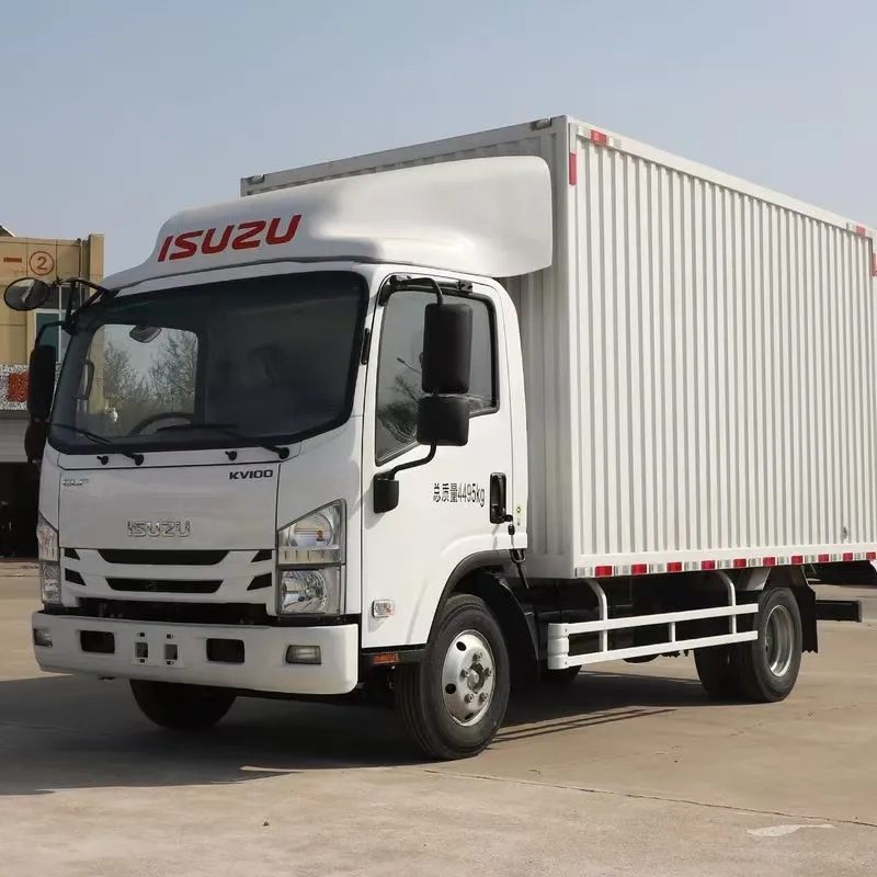 Однорядный фургонный грузовик Qingling Isuzu KV100 (1)