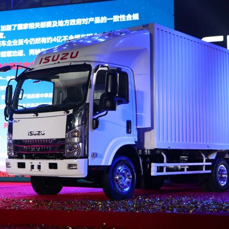 Однорядный фургонный легкий грузовик Qingling Isuzu M600
